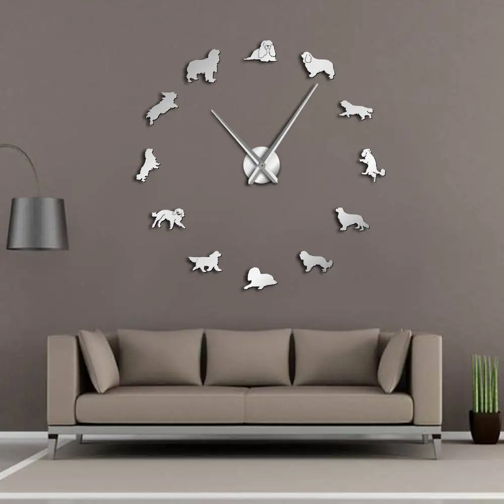 Cavalier King Charles Spaniel DIY Large Wall Clock Dog Pet Frameless Puppy Shop Wall Art Dog Breeds Modern Giant Clock Watch
Cavalier King Charles Spaniel DIY Large Wall Clock Dog Pet Frameless Puppy Shop Wall Art Dog Breeds Modern Giant Clock Watch