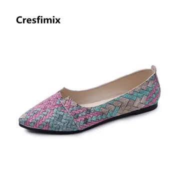 Cresfimix women casual pattern comfortable slip on flat shoes lady leisure blue shoes cute shoes vrouwen platte schoenen a3499
Cresfimix women casual pattern comfortable slip on flat shoes lady leisure blue shoes cute shoes vrouwen platte schoenen a3499