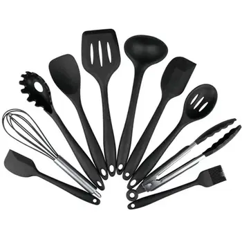 10pcs Non-stick Kitchenware Silicone Heat Resistant Kitchen Cooking Utensils Baking Tool Cooking Set Cuisine Outils Accessoires
10pcs Non-stick Kitchenware Silicone Heat Resistant Kitchen Cooking Utensils Baking Tool Cooking Set Cuisine Outils Accessoires