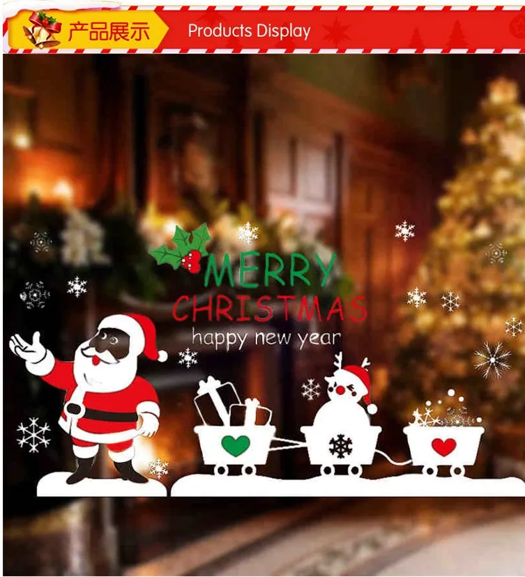 Christmas Window Stickers Merry Christmas Window Decal , Removable DIY Glass Wall Festival Decals Mural
Christmas Window Stickers Merry Christmas Window Decal , Removable DIY Glass Wall Festival Decals Mural