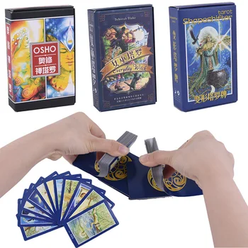 Tarot Cards English/Chiese Version Divination Playing Cards Tarot Deck For Family Party Cards Game, Board Game
Tarot Cards English/Chiese Version Divination Playing Cards Tarot Deck For Family Party Cards Game, Board Game