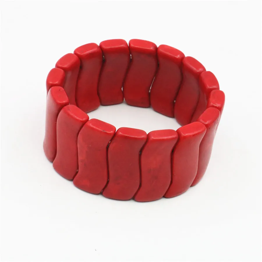 Fashion Classic Glamour Ladies Jewelry Bracelet Stone Beads Charm Ethnic Red Turquoises Diy Bracelet Retro Style 7.5 Inch Y32
Fashion Classic Glamour Ladies Jewelry Bracelet Stone Beads Charm Ethnic Red Turquoises Diy Bracelet Retro Style 7.5 Inch Y32