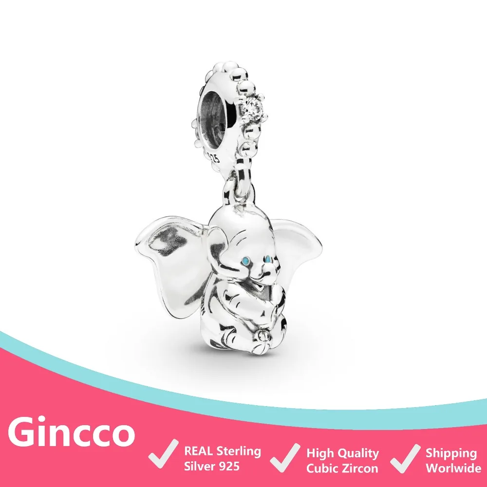 Gincco New Dumbo Charm fit Original Pandora Charm Bracelet DIY Sterling Silver 925 Charm Gift for girl
Gincco New Dumbo Charm fit Original Pandora Charm Bracelet DIY Sterling Silver 925 Charm Gift for girl
