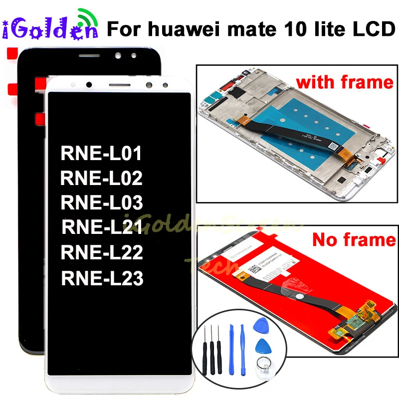 Huawei Mate 10 Lite LCD Display+Touch Screen 5.9 Inch Digitizer Screen Glass Panel Assembly with frame for Mate 10 Lite lcd
Huawei Mate 10 Lite LCD Display+Touch Screen 5.9 Inch Digitizer Screen Glass Panel Assembly with frame for Mate 10 Lite lcd