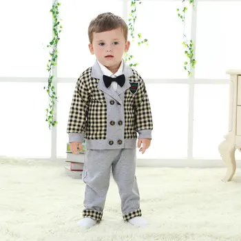 2020 New Infant Baby Boys Clothes Cotton Gentlemen Baby Boys Jacket and Pants 2pcs Clothes Set 2T Toddler Baby Clothes RBS175002
2020 New Infant Baby Boys Clothes Cotton Gentlemen Baby Boys Jacket and Pants 2pcs Clothes Set 2T Toddler Baby Clothes RBS175002