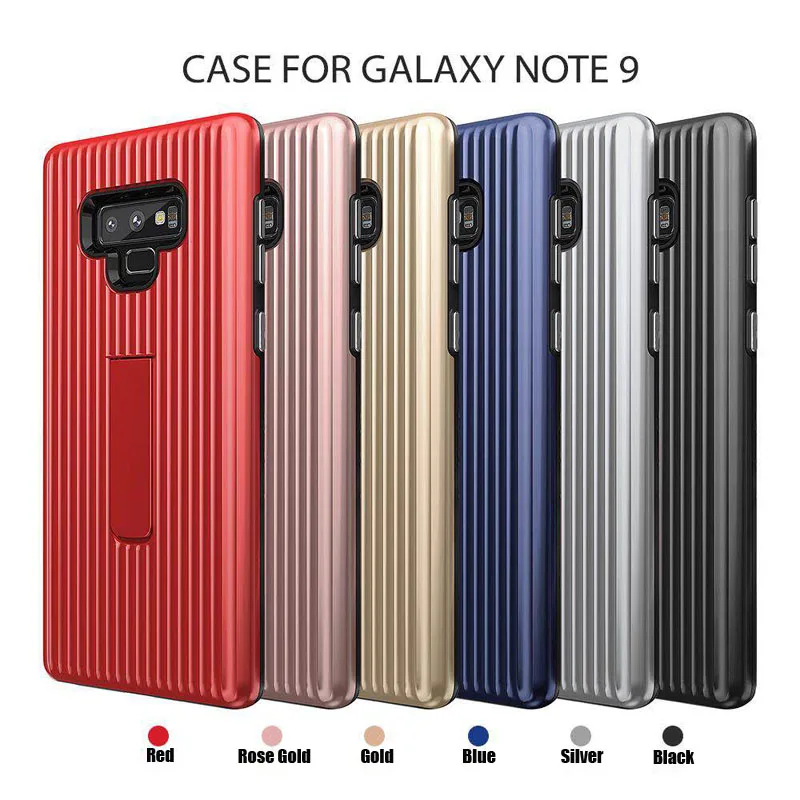 For Samsung Galaxy Note 9 Case with Kickstand Luggage Carrier Design TPU+PC 2 in 1 Dual Layer Hybrid Back Cover for Galaxy Note8
For Samsung Galaxy Note 9 Case with Kickstand Luggage Carrier Design TPU+PC 2 in 1 Dual Layer Hybrid Back Cover for Galaxy Note8