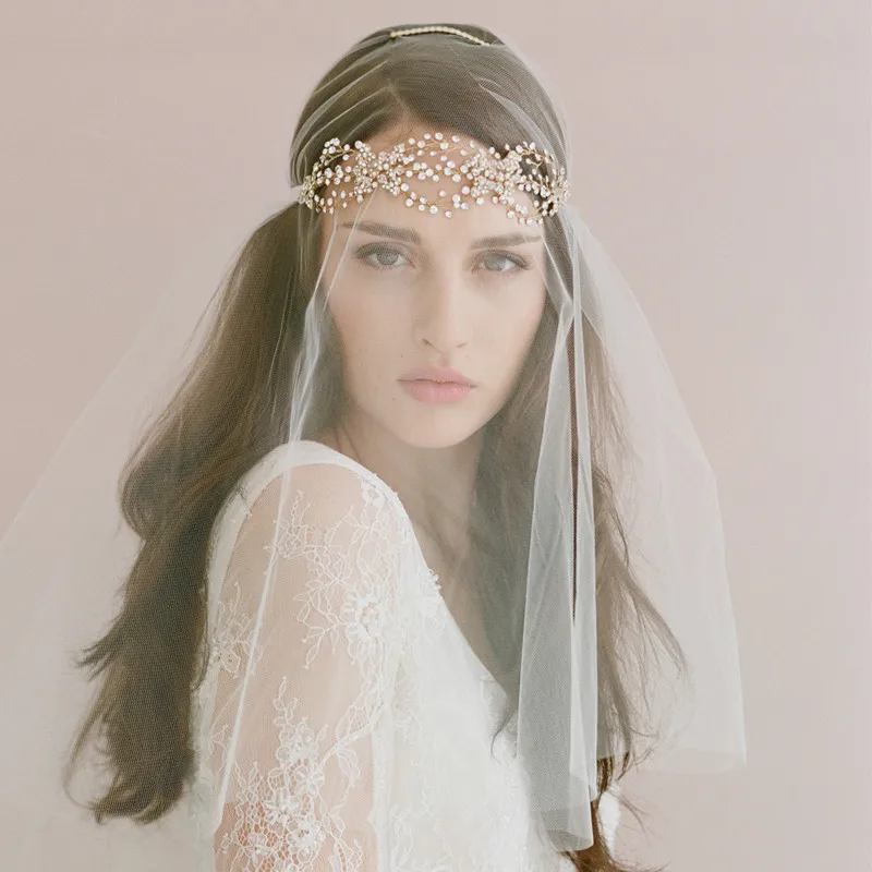 2016 newest Fashion Womens crystal Beads Headhand wedding veil bride hair accessories bridal veil voile de mariee avondjurk
2016 newest Fashion Womens crystal Beads Headhand wedding veil bride hair accessories bridal veil voile de mariee avondjurk