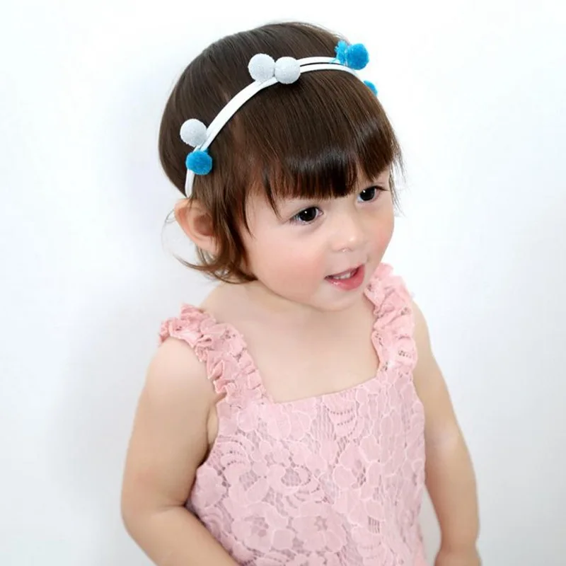 Cute Girl HeadBand 7 Fur Pompoms Candy Color Hairbands Lovely children Nylon Elastic ball soft headband Headwear Accessories
Cute Girl HeadBand 7 Fur Pompoms Candy Color Hairbands Lovely children Nylon Elastic ball soft headband Headwear Accessories
