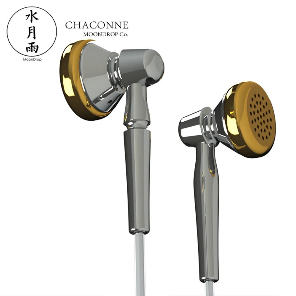 Moondrop CHACONNE Flagship Earbud Resolution HIFI Metal TC4 Titanium Alloy Shell Earphone LCP Dynamic Driver With 6N OCC Cable
Moondrop CHACONNE Flagship Earbud Resolution HIFI Metal TC4 Titanium Alloy Shell Earphone LCP Dynamic Driver With 6N OCC Cable