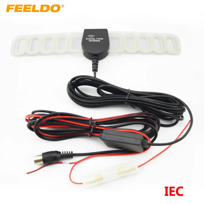 FEELDO 1Set Car IEC Connector Active TV Antenna Aerial With Built-in Amplifier #AM954
FEELDO 1Set Car IEC Connector Active TV Antenna Aerial With Built-in Amplifier #AM954