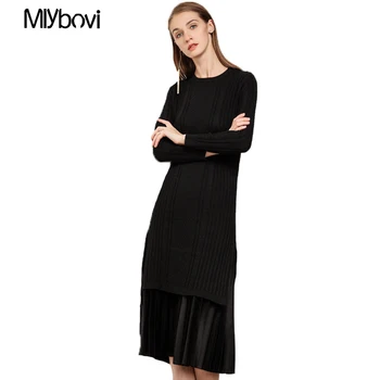Woolen Women Sweater Dress Women Warm Knitted Dresses Black Office Lady Winter Long Sleeve Dress Warm Autumn Womens Clothing
Woolen Women Sweater Dress Women Warm Knitted Dresses Black Office Lady Winter Long Sleeve Dress Warm Autumn Womens Clothing