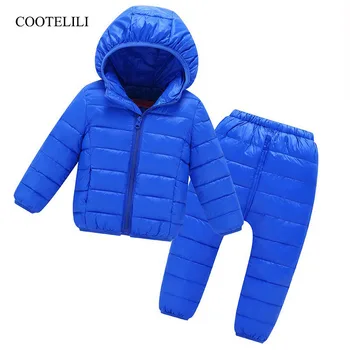 COOTELILI Children Clothes Sets 2pcs Parkas + Pants Cotton Toddler Boys Winter Clothing Sets Kids Coat Jacket For Boys Girls
COOTELILI Children Clothes Sets 2pcs Parkas + Pants Cotton Toddler Boys Winter Clothing Sets Kids Coat Jacket For Boys Girls