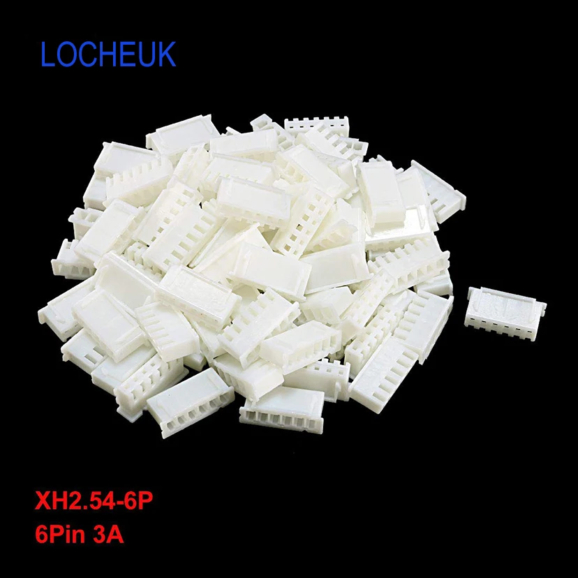 100Pcs 6Pin 2.54mm XH2.54-6P Connector shell XH2.54mm spacing Pitch Terminal Housing Plastic case Plug socket PCB Car Adaptor
100Pcs 6Pin 2.54mm XH2.54-6P Connector shell XH2.54mm spacing Pitch Terminal Housing Plastic case Plug socket PCB Car Adaptor