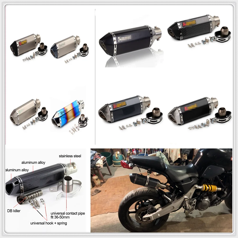 Motorcycle Exhaust pipe Muffler DB killer for YAMAHA Renault Trucks Dacia Citroen Kenworth Infiniti Skoda Octavia A7
Motorcycle Exhaust pipe Muffler DB killer for YAMAHA Renault Trucks Dacia Citroen Kenworth Infiniti Skoda Octavia A7