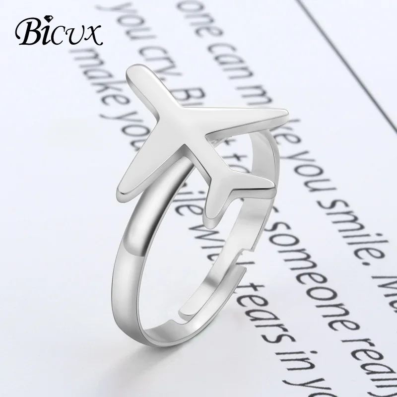 BICUX Модные Новые Креативные корейские регулируемые геометрические кольца для