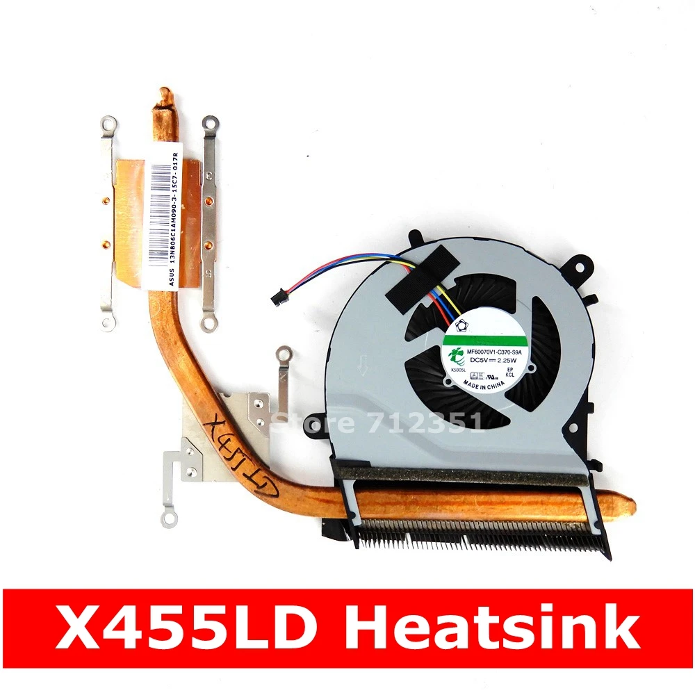 X455LD Heatsink For ASUS X455LD A455 A455L K455L X455LJ Y483L CPU Cooling Heatsink Radiator Fan Cooler Radiator
X455LD Heatsink For ASUS X455LD A455 A455L K455L X455LJ Y483L CPU Cooling Heatsink Radiator Fan Cooler Radiator
