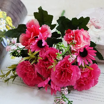 7 forks/1 bundle cheap Artificial plastic flower Christmas home decoration accessories wedding silk Carnation diy fake flowers
7 forks/1 bundle cheap Artificial plastic flower Christmas home decoration accessories wedding silk Carnation diy fake flowers