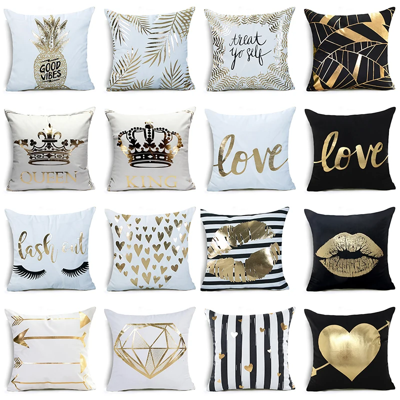 Monily Bronzing Cushion Cover King&Queen Diamond Cotton Polyester Geometric Printed Lips Home Decorative Pillow Cover Pillowcase
Monily Bronzing Cushion Cover King&Queen Diamond Cotton Polyester Geometric Printed Lips Home Decorative Pillow Cover Pillowcase