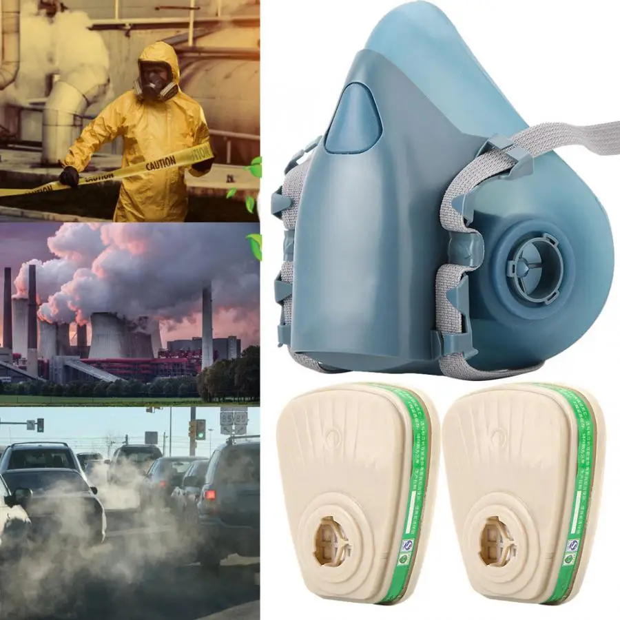 Respirator Gas Mask Gas Filter Cartridge Kit Protective Facepiece Safety Protector 2019
Respirator Gas Mask Gas Filter Cartridge Kit Protective Facepiece Safety Protector 2019