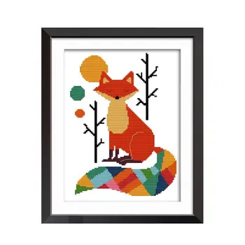 Small mini colorful fox small three-dimensional DMC embroidery thread crafts handicrafts gifts cross stitch hanging paintings
Small mini colorful fox small three-dimensional DMC embroidery thread crafts handicrafts gifts cross stitch hanging paintings