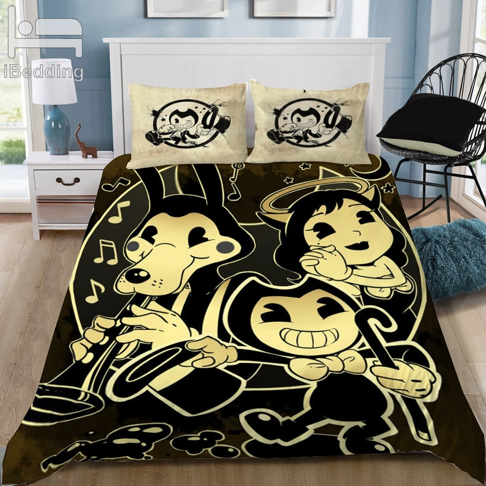 Bendy And The Ink Machine Game Cartoon Elegant Classic 3D Bedding Sets Printed Duvet Cover Set Queen King Twin Size
Bendy And The Ink Machine Game Cartoon Elegant Classic 3D Bedding Sets Printed Duvet Cover Set Queen King Twin Size
