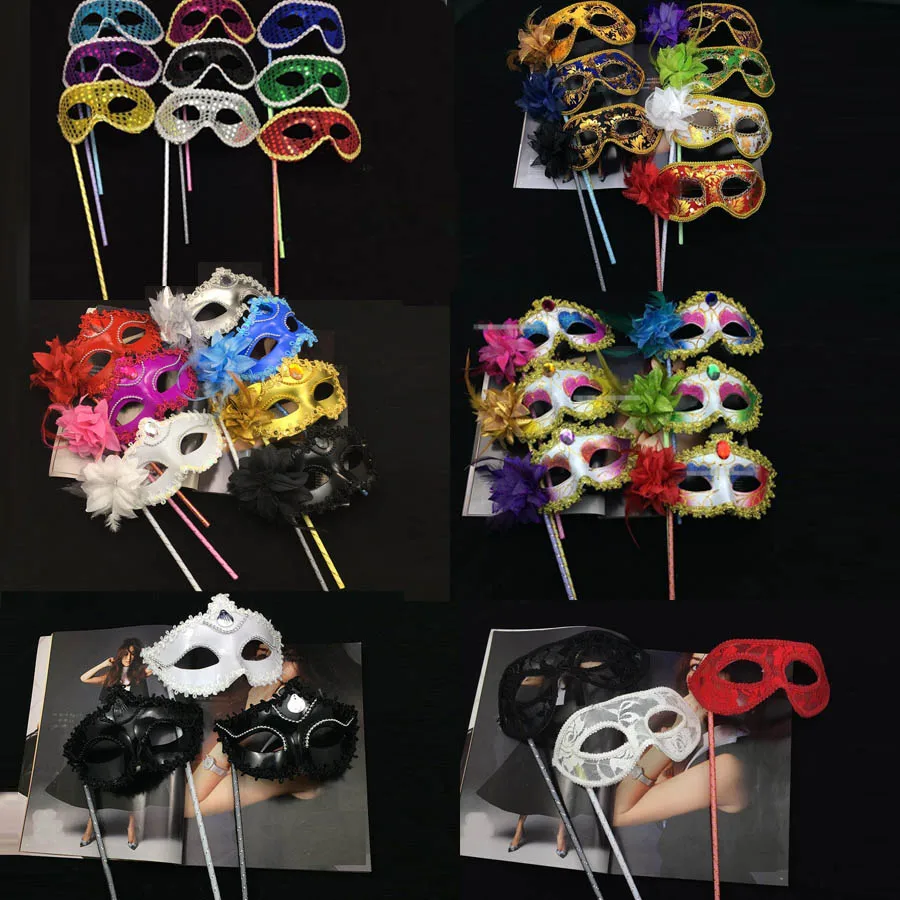 Handheld Women Girl Sequin Venetian Ball Masks Masquerade Party Mask On Stick Flower Wedding Decor Birthday Gift Carnival
Handheld Women Girl Sequin Venetian Ball Masks Masquerade Party Mask On Stick Flower Wedding Decor Birthday Gift Carnival