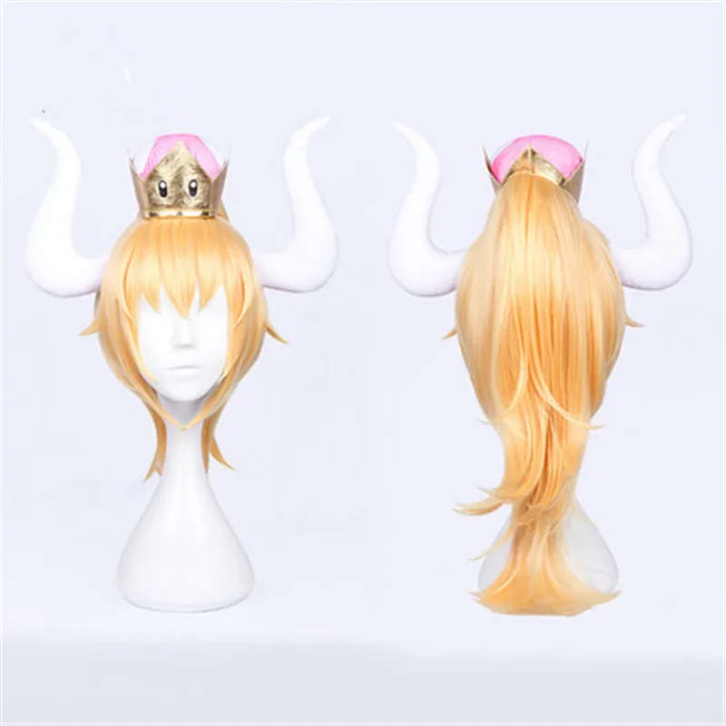 Drop Shipping Super Mario Bowsette Kuppa Koopa Hime Princess Cosplay Hair Wig Ponytail 52cm With 7PCS
Drop Shipping Super Mario Bowsette Kuppa Koopa Hime Princess Cosplay Hair Wig Ponytail 52cm With 7PCS