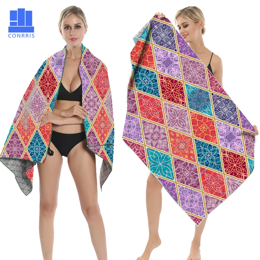 GNORRIS Printed Regular Microfiber Geometric towels Quick drying Travel Sports towel Blanket Bath swim Camping beach towel
GNORRIS Printed Regular Microfiber Geometric towels Quick drying Travel Sports towel Blanket Bath swim Camping beach towel