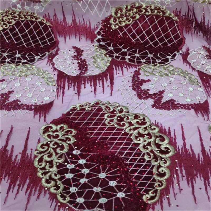 2019 Red High Quality African french 3D tulle Lace Fabric With Stones Soft velvet Embroidery Lace Materials
2019 Red High Quality African french 3D tulle Lace Fabric With Stones Soft velvet Embroidery Lace Materials