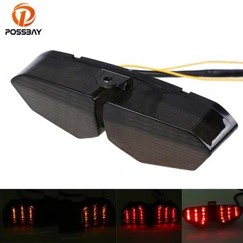 POSSBAY Smoke Motorcycle Tail Light Rear LED Scooter Turn Signals Lamps Scooter Brake Light fit for Yamaha YZF R6 2003 2004 2005
POSSBAY Smoke Motorcycle Tail Light Rear LED Scooter Turn Signals Lamps Scooter Brake Light fit for Yamaha YZF R6 2003 2004 2005