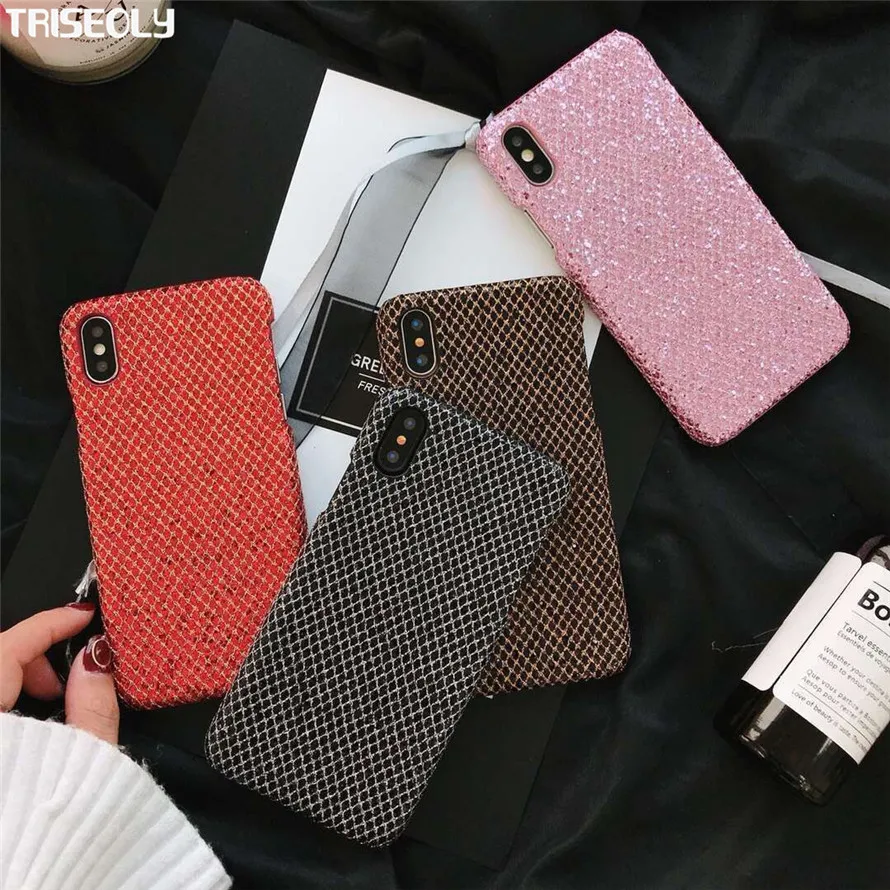 Triseoly For iPhone 7 6 6S Case Ten Mesh Flash Powder Phone Case For iPhone X 8 Plus Cover
Triseoly For iPhone 7 6 6S Case Ten Mesh Flash Powder Phone Case For iPhone X 8 Plus Cover