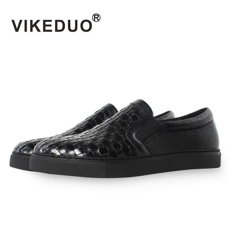 Vikeduo 2019 Summer Handmade Designer High Quality Men Flats Shoes Breathable Fashion Genuine Leather Casual Black Footwear
Vikeduo 2019 Summer Handmade Designer High Quality Men Flats Shoes Breathable Fashion Genuine Leather Casual Black Footwear