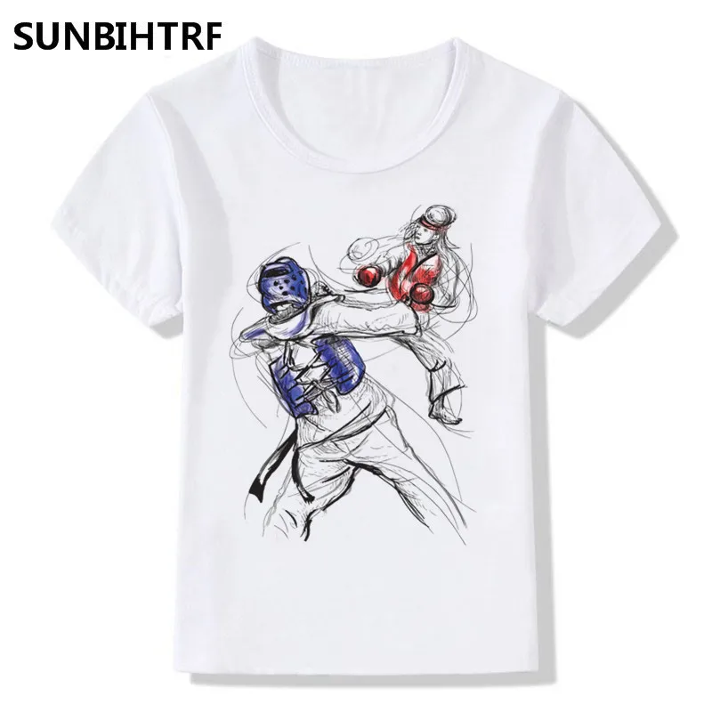 2018 Children Fashion Print Taekwondo PK T-shirt O-Neck Short Sleeve Summer Big Boy&Girl Cool Casual Top Tee Baby Clothes
2018 Children Fashion Print Taekwondo PK T-shirt O-Neck Short Sleeve Summer Big Boy&Girl Cool Casual Top Tee Baby Clothes