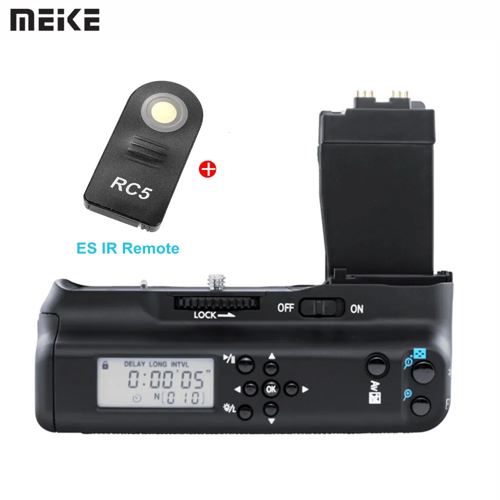 Meike LCD Screen Handy Battery Grip For Canon EOS 550D 600D 650D 700D/Rebel T2i T3i Camera With ES IR Remote Controller
Meike LCD Screen Handy Battery Grip For Canon EOS 550D 600D 650D 700D/Rebel T2i T3i Camera With ES IR Remote Controller