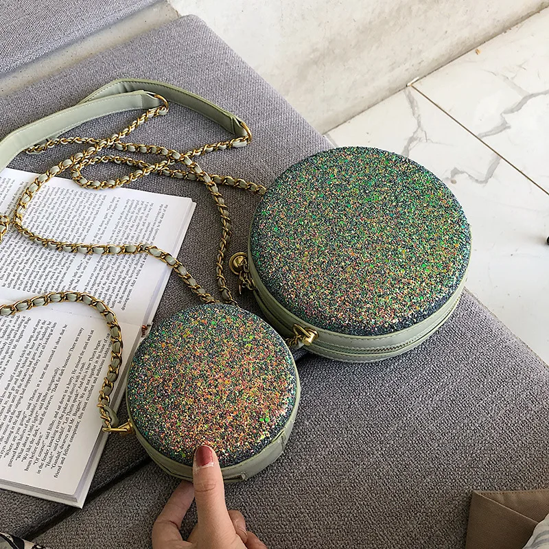 Colourful Round Shoulder Bag Chic National Wind Portable Small Bag PU Leather Chain Messenger Bags Party Clutch Coin Purse New
Colourful Round Shoulder Bag Chic National Wind Portable Small Bag PU Leather Chain Messenger Bags Party Clutch Coin Purse New