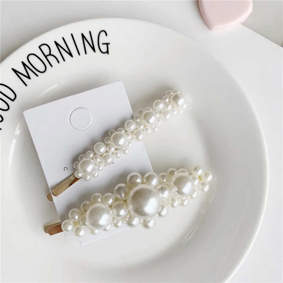 QIANJI Alloy BB Hairgrip Girls Lady Hair Accessories Full pearls Hair Clips for Women Fashion Sweet Imitation Korean Style
QIANJI Alloy BB Hairgrip Girls Lady Hair Accessories Full pearls Hair Clips for Women Fashion Sweet Imitation Korean Style