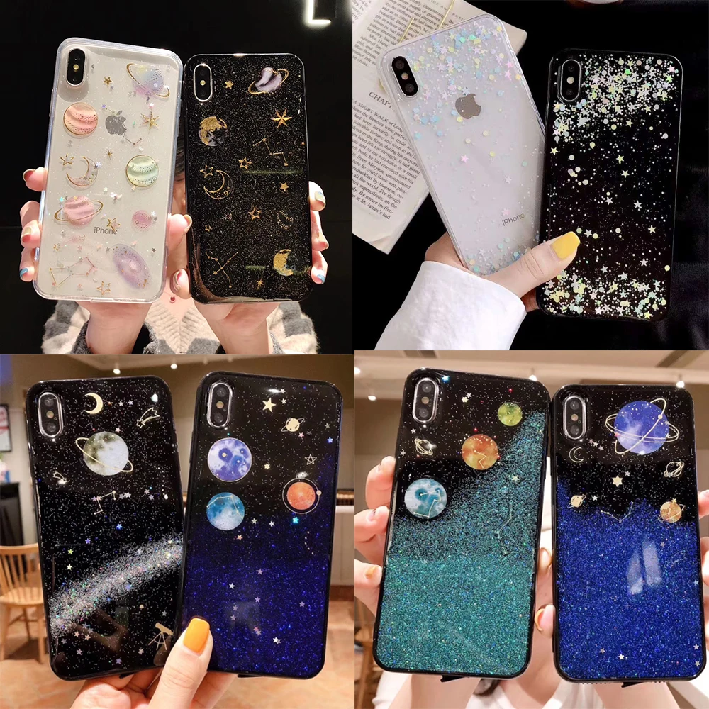 Luxury Foil Planet Starry Space Bling Case For Huawei Y6 Y9 2018 Mate Honor V10 8 9 10 Lite 8x 7A 20 Pro 20X Soft Glitter Cover
Luxury Foil Planet Starry Space Bling Case For Huawei Y6 Y9 2018 Mate Honor V10 8 9 10 Lite 8x 7A 20 Pro 20X Soft Glitter Cover
