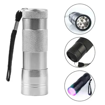 New Portable Black Light UV Flashlight 12 LED 395nm Ultraviolet Urine Detector Torch linterna For Dog/Cat/Pet Urine & Dry Stains
New Portable Black Light UV Flashlight 12 LED 395nm Ultraviolet Urine Detector Torch linterna For Dog/Cat/Pet Urine & Dry Stains