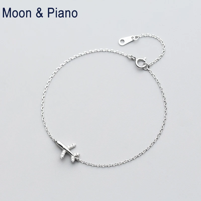 S925 Silver Aircraft Bracelet Adjustable Chain Female Korean Temperament Personality Cute Trinkets Birthday Anniversary Gift
S925 Silver Aircraft Bracelet Adjustable Chain Female Korean Temperament Personality Cute Trinkets Birthday Anniversary Gift