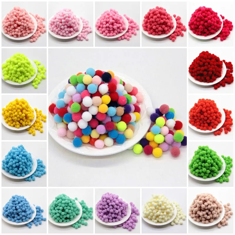 Pompoms Mini Fluffy Soft Pompom 10/15/20/25mm Pompon Ball Handmade Kids Toys Wedding Decor DIY Sewing Craft Supplies 100Pcs
Pompoms Mini Fluffy Soft Pompom 10/15/20/25mm Pompon Ball Handmade Kids Toys Wedding Decor DIY Sewing Craft Supplies 100Pcs