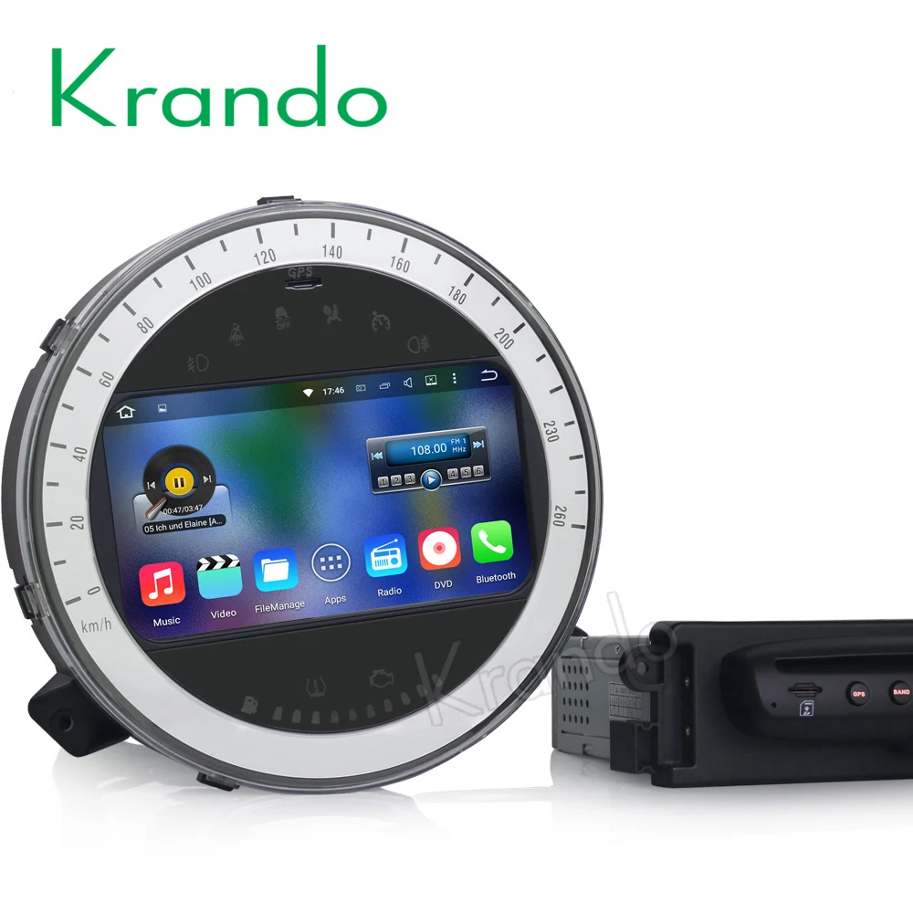 Krando 7" Android 8.0 car dvd radio audio palyer multimedia system for BMW Mini Cooper 2006-2013 gps navigation
Krando 7" Android 8.0 car dvd radio audio palyer multimedia system for BMW Mini Cooper 2006-2013 gps navigation