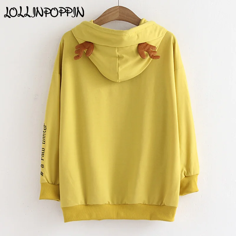 Womens Loose Hoodies With Deer Horn Snowflake & Letters Embroidery Ladies Cute Kawaii Hoody Plus Size Hooded Sweatshirts
Womens Loose Hoodies With Deer Horn Snowflake & Letters Embroidery Ladies Cute Kawaii Hoody Plus Size Hooded Sweatshirts