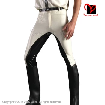 Sexy White Latex Pants with black trims Rubber Gummi Bottom Fetish Bondage leggings Trousers bottoms jeans plus size XXXL
Sexy White Latex Pants with black trims Rubber Gummi Bottom Fetish Bondage leggings Trousers bottoms jeans plus size XXXL