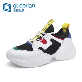 GUDERIAN 2019 New Breathable Comfortable Platform Chunky Sneakers Men Spring Summer Lace-Up Men Shoes Casual Zapatos Deportivos
GUDERIAN 2019 New Breathable Comfortable Platform Chunky Sneakers Men Spring Summer Lace-Up Men Shoes Casual Zapatos Deportivos