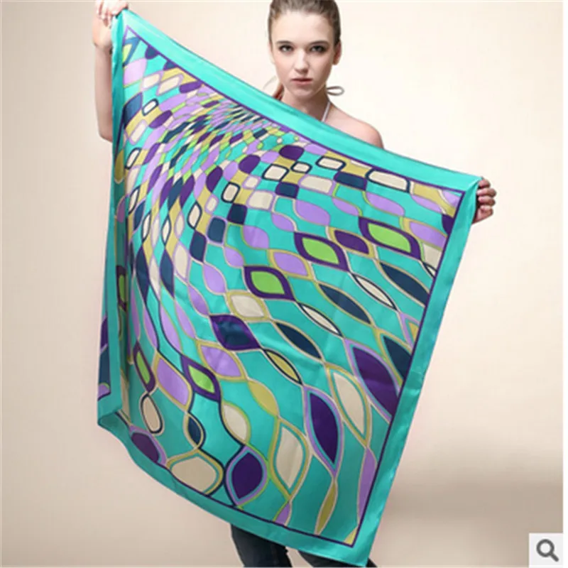 2016 new style 90 x 90 cm high quality women's high quality simulation Satin scarf to send a gift scarf girl Fei bandana
2016 new style 90 x 90 cm high quality women's high quality simulation Satin scarf to send a gift scarf girl Fei bandana