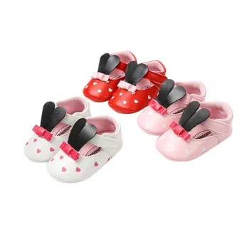 Baby Toddler Shoes Baby Shoes 2018 New Cute Rabbit Ears PU Sweet Princess Shoes Newborn Non-slip Soft Bottom First Walkers 
Baby Toddler Shoes Baby Shoes 2018 New Cute Rabbit Ears PU Sweet Princess Shoes Newborn Non-slip Soft Bottom First Walkers