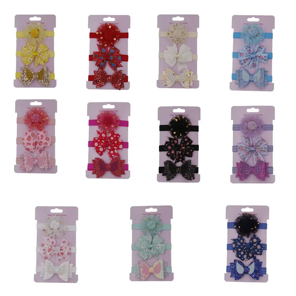 Yundfly 3pcs/lot Sequin Bows Headband Newborn Baby Girls Elastic Princess Hairbands Kids Flower Headwear Gifts Sets
Yundfly 3pcs/lot Sequin Bows Headband Newborn Baby Girls Elastic Princess Hairbands Kids Flower Headwear Gifts Sets