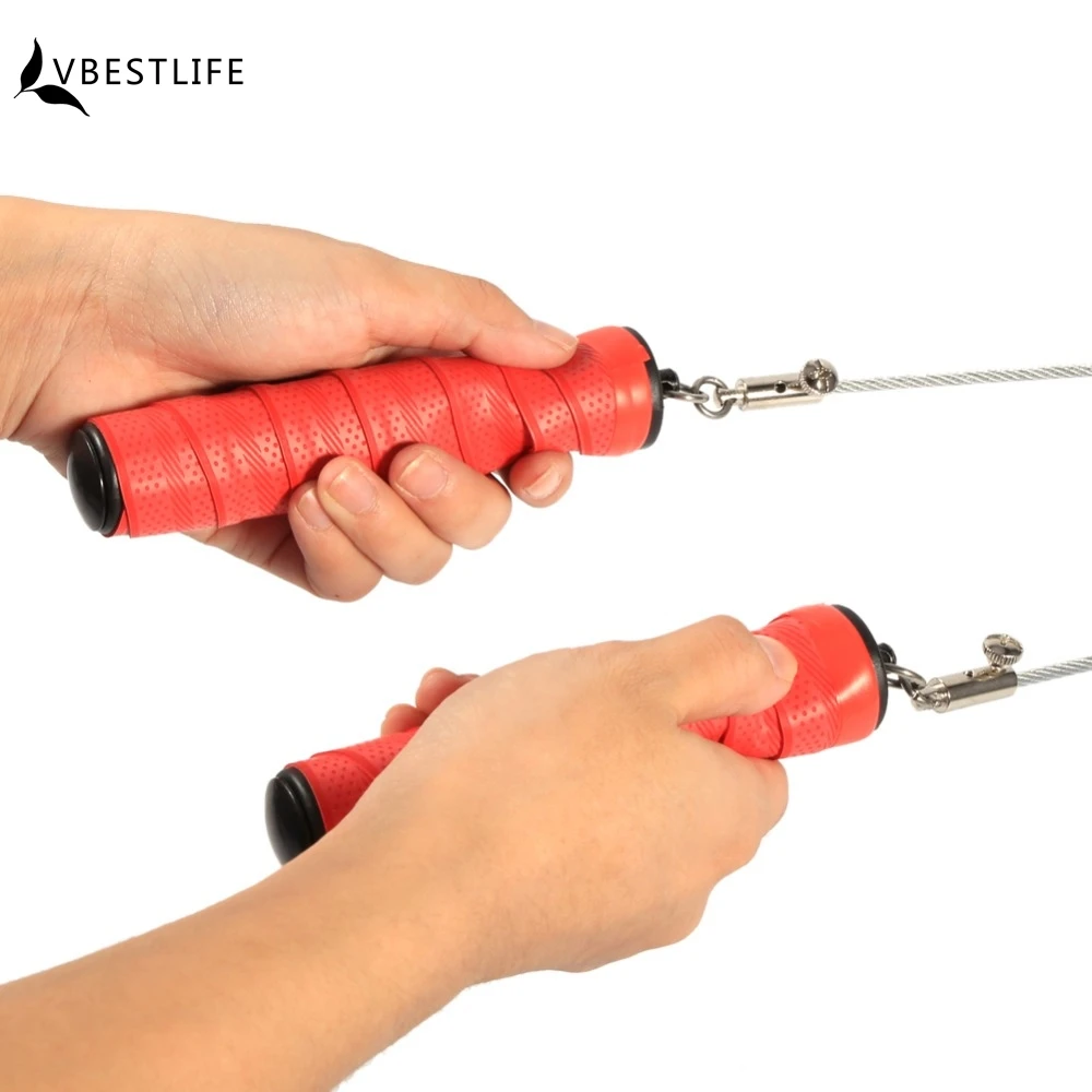 1PCS High Quality Adjustable jumping rope Training Skip Rope Steel Wire Bear Speed Skipping Exercise Absorb Sweat Anti skid
1PCS High Quality Adjustable jumping rope Training Skip Rope Steel Wire Bear Speed Skipping Exercise Absorb Sweat Anti skid
