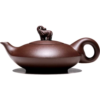 Purple clay pot, pure manual purple clay teapot, household tea sets, authentic old purple clay purple clay pot (1 pot, 2 cups).
Purple clay pot, pure manual purple clay teapot, household tea sets, authentic old purple clay purple clay pot (1 pot, 2 cups).