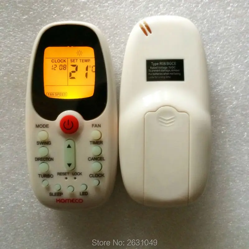 Conditioner air conditioning remote control suitable for Midea Komeco Comfee with led R06/BGCE R06/BGE R09B/BGE R09B/BGCE
Conditioner air conditioning remote control suitable for Midea Komeco Comfee with led R06/BGCE R06/BGE R09B/BGE R09B/BGCE